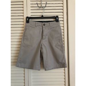 Boys Crown and Ivy Motion Flex khaki shorts